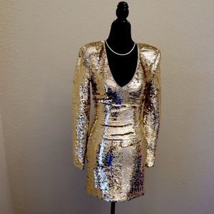 Misha Collection mini sequin dress